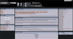 Desktop Screenshot of desertcrisis.net